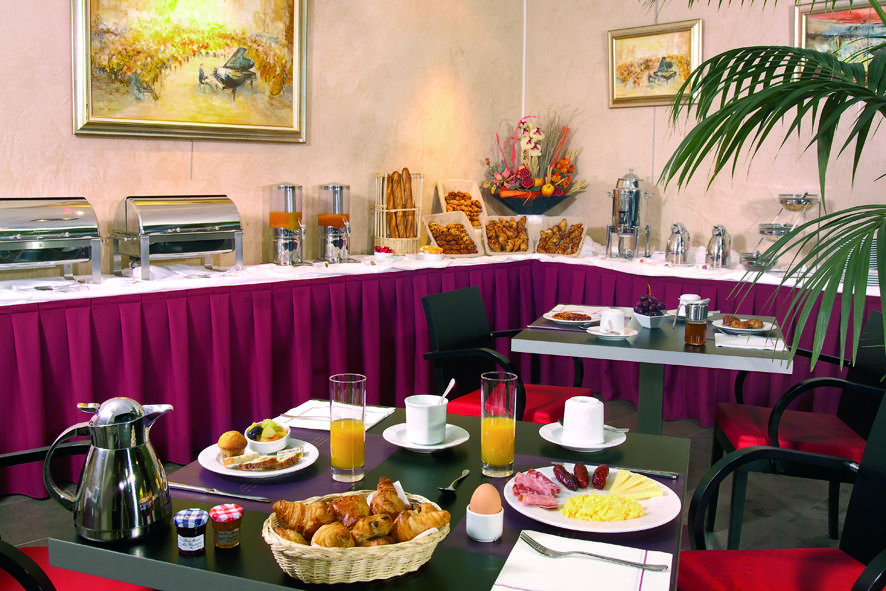อัปปาร์ตซิตี้ ลียง ปาร์ต ดิเออ Aparthotel ร้านอาหาร รูปภาพ